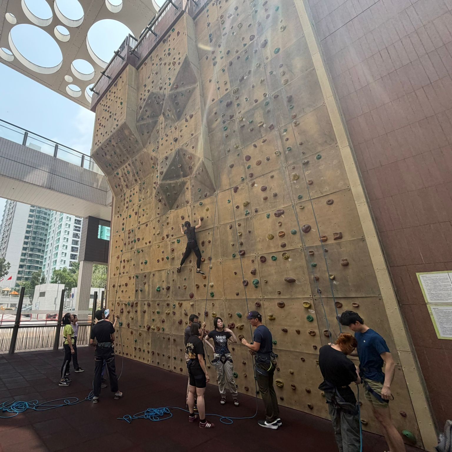 室內攀登實習